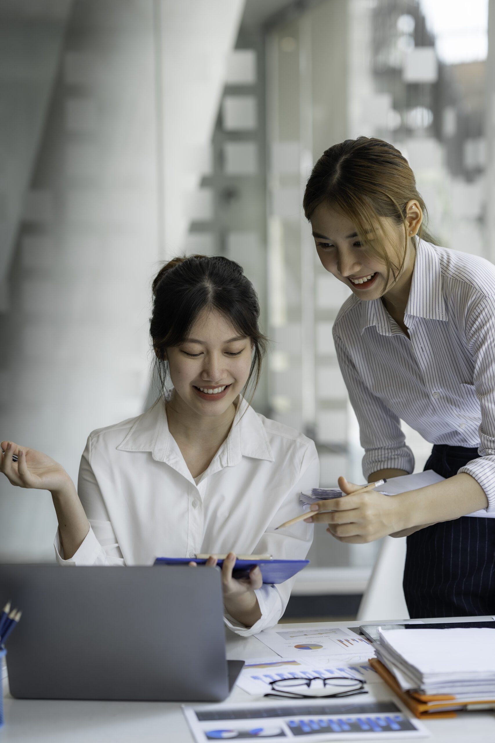 Accountant working